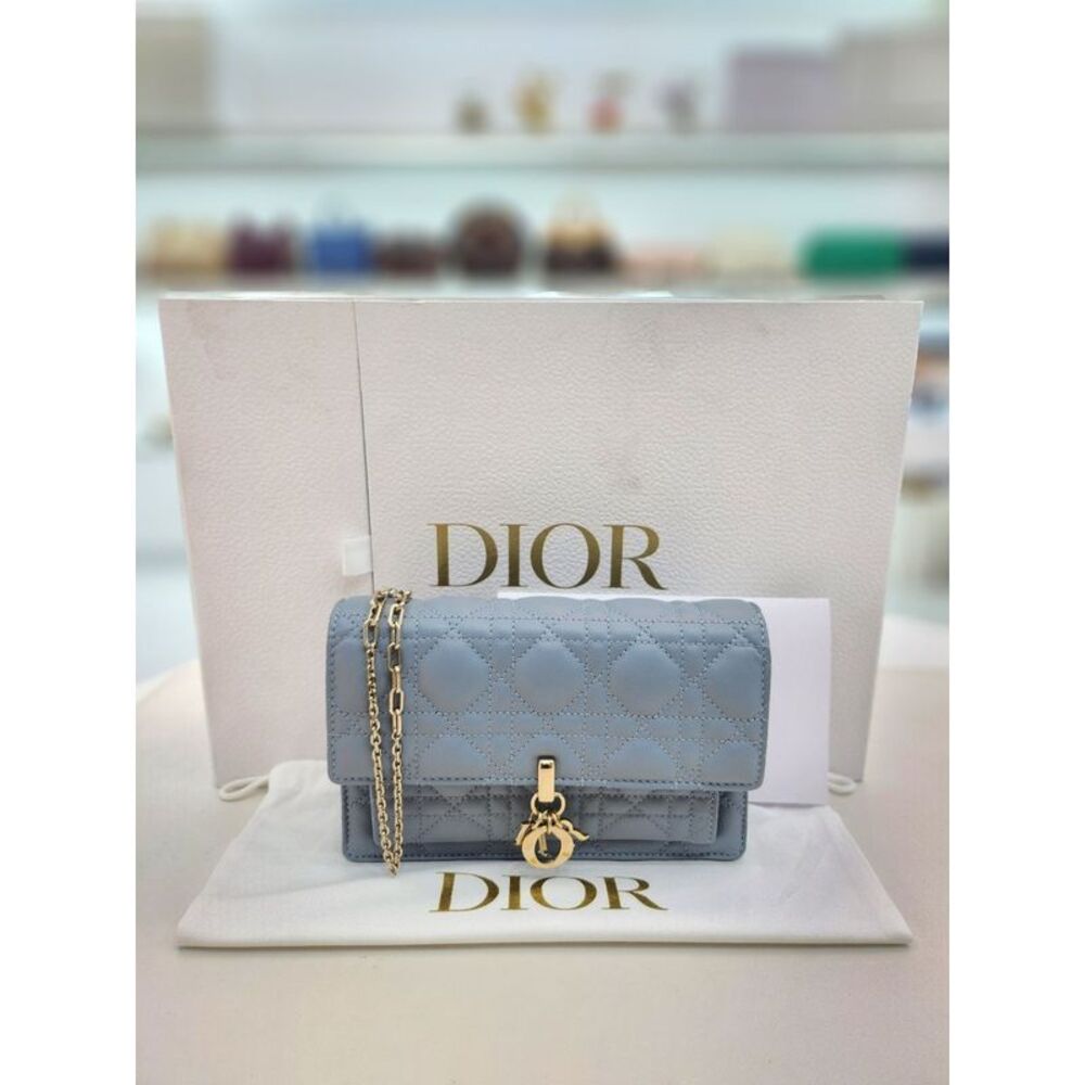 Daily Chain Pouch Blue Crossbody Bag Tu - Picture 2 of 8